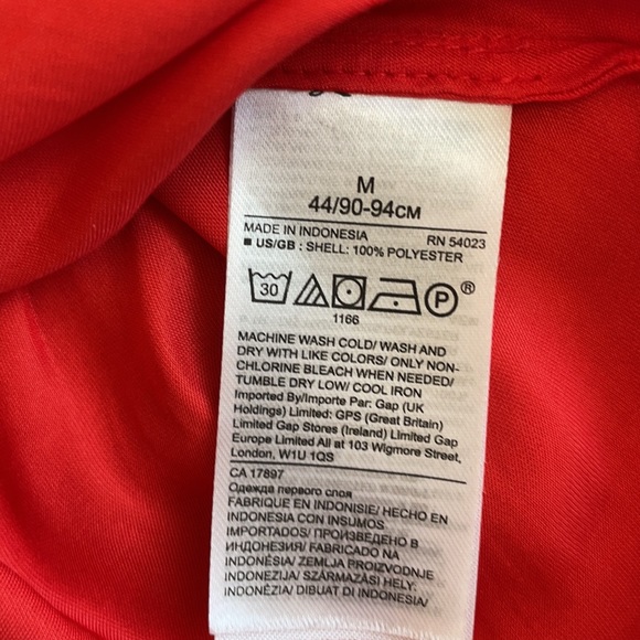 Banana Republic silky orange blouse - Picture 6 of 6